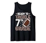 First Day Of 7th Grade Shirt Boys School Football