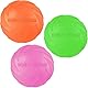 aiMaKE 3 Stück Hundefrisbee, 15cm Hundespielzeug Frisbee aus Natürlichem Kautschuk, Dog Disc für Hundetraining, Fangen, Spielen, Werfen (Orange +Rosa + Grün)