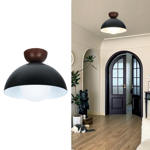 Luminaire plafond moderne noir pour éclairer un couloir ou une cuisine