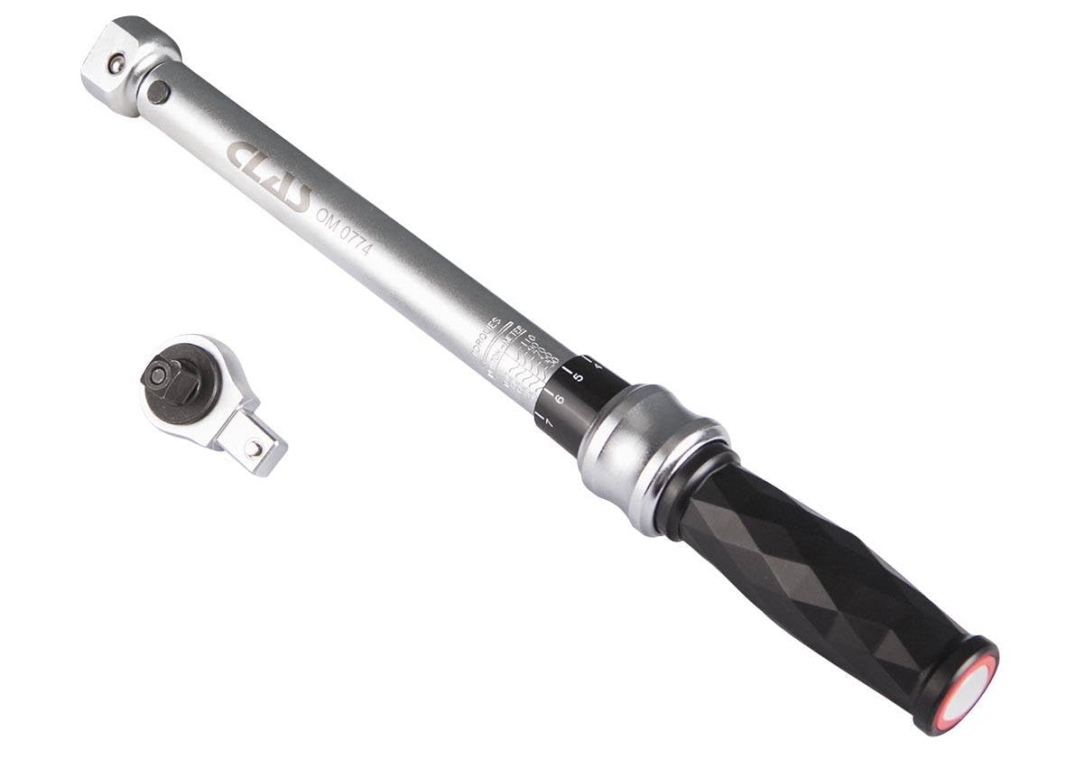 Clé dynamométrique 3/8" 30-110Nm 331mm + fourches interchangeables - Om 0784 - CLAS Equipements