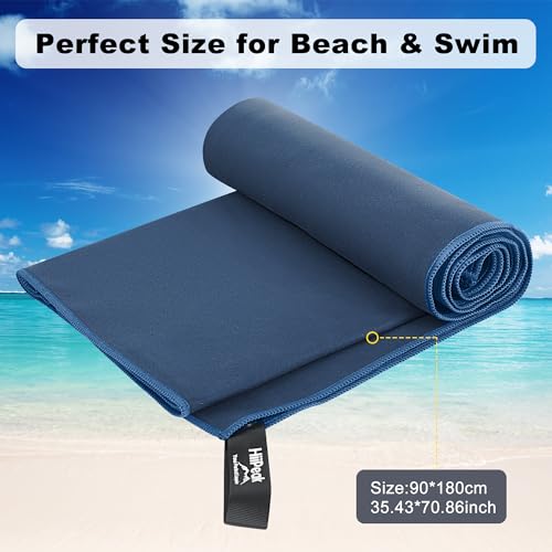HiiPeak Large Microfibre Towel (180x90cm) Compact Camping Beach Towel - Image 3