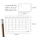 CLEVER CLEAN Large Dry Erase Wall Calendar - 24