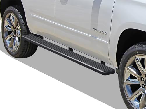 Estribos de acero inoxidable negro 6in compatible Chevy Tahoe Yukon miniatura 4