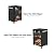 TOEMUE Firewood Log Rack Cover, Outdoor Log Rack Cover with Openable Front Flap,Firewood Rack Cover Waterproof Indoor/Outdoor Log Storage Rack Cover Fit 2 Tiers Small Firewood Rack