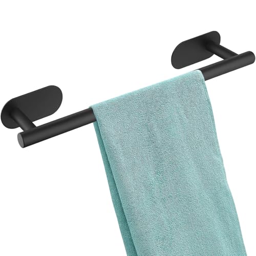 Barre unique en acier inoxydable adhésif pour torchons et serviettes - 2