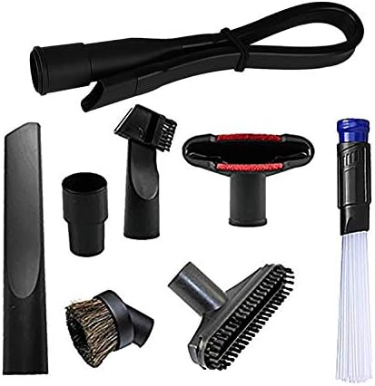 Wonlives 1 1/4 inch Shop Vacuum Attachments Brushes for Shop Vac Accessories 1/4 inch 1 3/8 inch Vacuum Cleaner Accessories, Set of 8