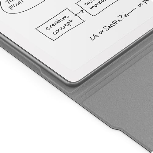 Amazon Kindle Scribe Leather Folio Cover with Magnetic Attach, Sleek Protective Case by Amazon - Image 3