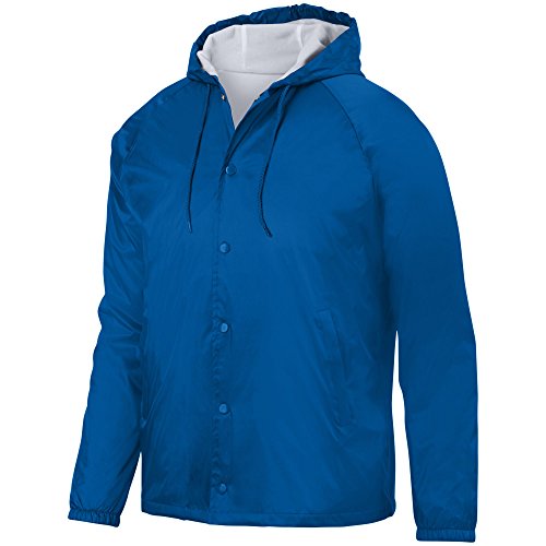 Augusta Sportswear Hooded Coach's Jacket M Royal