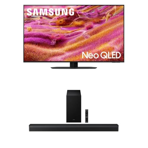 Image of Samsung 50-Inch Class Neo QLED 4K QN90F Series, Vision AI, Mini LED Smart TV (2025 Model, 50QN90F) + Samsung B-Series Soundbar HW-B750F 5.1 ch Subwoofer (2025 Model)