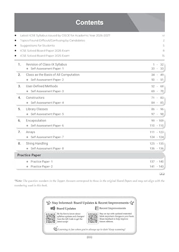 Image of Oswaal Class 10 ICSE Question Bank Computer Applications (2017-2026) | For 2027 Exam Chapter-wise & Topic-wise with Competency Based Questions | Includes 2026 Paper - fully solved | Practice Papers