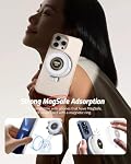 Magnetic Portable Selfie Light for iPhone - Phone Ring Light Rechargeable for Camera Picture Make up Photos Video Conferences LED Selfie Ring Fill Light TikTok/Zoom Calls/Video Conference