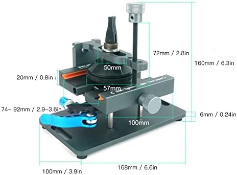 Universal LCD Screen Fixing Clamp Mobile Phone Screen Rear Cover Removal Tool Phone Screen Separator Tool Knob Adjustment
