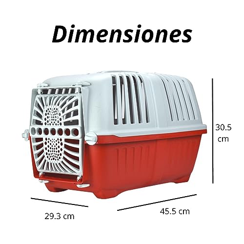 Cage de transport Pratiko ARQUIVET 48cm pour chat et chiot - 4
