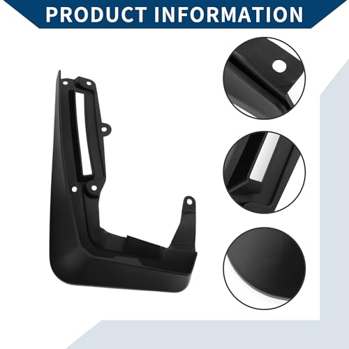 Image of Mud Flaps Splash Guards W /Mount Accessories for Mercedes-Benz GLE Coupe with Pedal 2020-2023 Front and Rear Mud Guards 1 Set