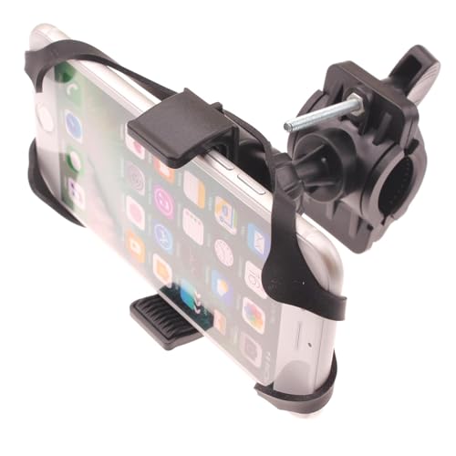 Bicycle Mount Handlebar Silicone Holder Compatible with LG Aristo 4 Plus/Aristo 5/Prime 2/K40/Tribute Royal/LG K31/Phoenix 5/Fortune 3/Tribute Monarch/K8x/Risio 4, Bike Non-Slip Strap Shockproof