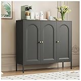 5. Le design épuré de ce meuble de salle à manger ajoute une touche d'élégance à tout espace, ce qui en fait un meuble idéal for une salle à manger, un bar à café ou un meuble de rangement. Un grand espace de rangement permet non seulement d'organiser votre cuisine, votre salon ou votre chambre, mais ajoute également une touche de modernité.