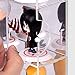 AITEE Acrylic Display Case with Mirrored Back, Display Cabinet for Mini Funko Pop Figures, Clear Wall Mounted or Desktop 4 Tiers Storage Box Cabinet Organizer for Mini Toys,Collections and Stone Rock