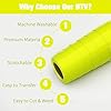 Heat Transfer Vinyl, Neon Yellow HTV Vinyl Rolls 12" x 12ft Iron on Vinyl Roll for Cricut & Silhouette Cameo,Premium HTV for T-Shirt, Bags and Other Textiles, Easy to Cut & Transfer #3
