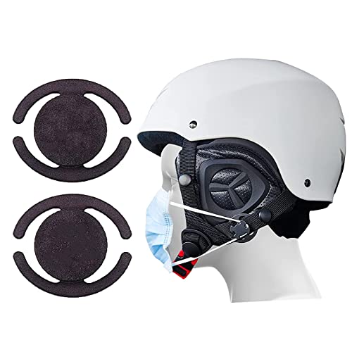 Ruiziny 2 Stücke maskenhalter skihelm|Einfache Installation maskenhalterung |Skihelm Clips Maske befestigen maskenclipp Cover
