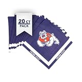 Desert Cactus Fresno State Bulldogs Disposable Paper Napkin (A)