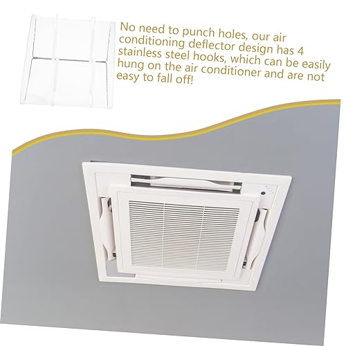 Déflecteur d'air polyvalent avec installation facile pour climatisation centrale