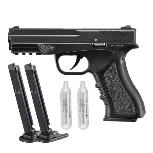 Lancer Air Pistiol CO2 Half-Blowback 4.5mm Airgun Full Package (LTA-3B)