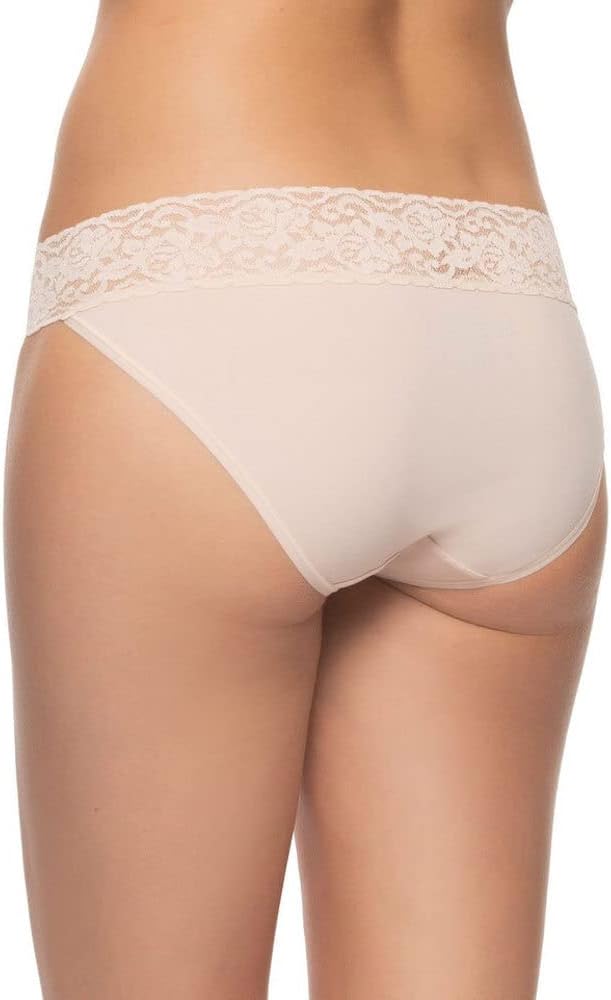 Felina Stretchy Lace Trimmed Bikini Underwear - Sexy Underwear for Women, Bikini Panties, Seamless Panties (5-Pack),Multicolor - Image 3