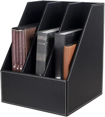 GOTRAFY �t�@�C���{�b�N�X �t�@�C������ ���U�[�� �����[���b�N A4���ރz���_�[ ��e�� �I�t�B�X/����p ���[�������� ������[�{�b�N�X (�u���b�N)