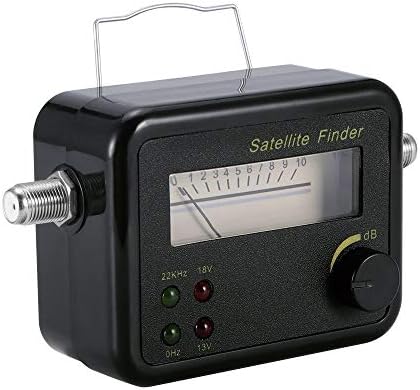 TLS.eagle Analog Satellite Finder DVB-T Mini Digital Satellite Signal Finder Meter with Signal Meter for TV Reception Systems (Upgraded)