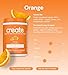 Create Creatine Monohydrate Gummies for Men & Women, Boost Focus, Strength, and Endurance, Anti-Melting Formula, Vegan, Gluten-Free, Non-GMO, 1.5g of Creatine per Gummy (Orange)