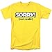 Trevco Sportswear HBRO226-AT-6 Sorry & Not Sorry-Short Sleeve Adult 18-1 T-Shirt44; Yellow - 3X