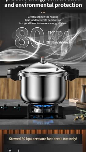 Olla a presión de acero inoxidable 16.9 qt miniatura 5