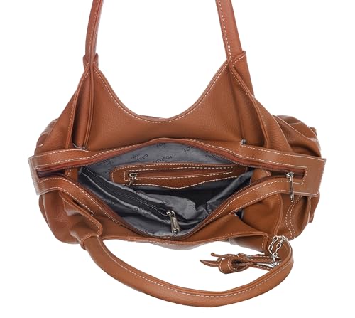 Image of Fostelo Women's Style Diva Satchel Tote Handbag for Women | Ladies Purse | Stylish Shoulder Bag | Gift For Women