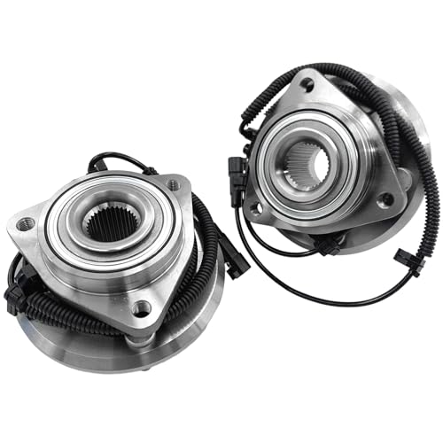 Torquizo 2-Pack Front Wheel Bearing and Hub Assembly for Jeep Liberty 2008-2012, Dodge Nitro 2007-2011 - OE#513270