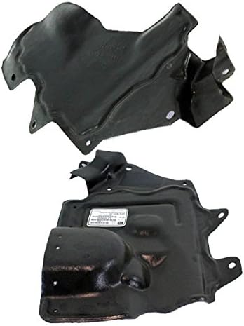 Partomotive For Front Engine Splash Shield Under Cover 07-12 Sentra Left & Right SET PAIR