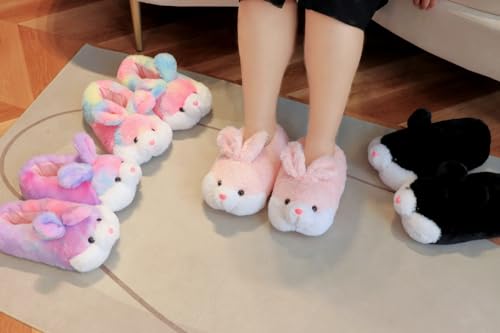 Classic Bunny Slippers - Women's Cute Animal Rabbit Plush Slippers - Funny House Shoes - Easter, Thanksgiving & Christmas Gifts2