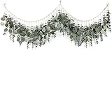 Natayoo Artificial Eucalyptus Wall Decor Hanging Eucalyptus Greenery Plants Boho Decoration for Bedr