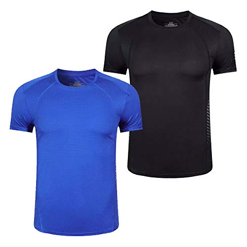 Muscle Alive Uomo gli Sport Dry-Fit Attivo