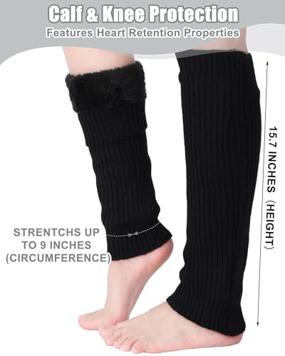 Image of Shihanee Fleece Leg Warmers Women
