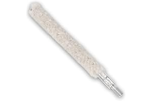 BIRCHWOOD CASEY Durable Versatile Gun Maintenance Scrubbing Cotton Bore Mop: 243 Rifle Cleaning Kit