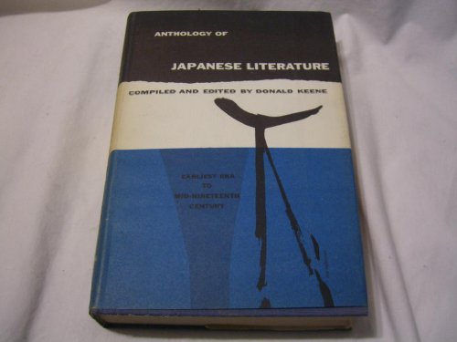 Anthology of Japanese Literature B00267PQSG Book Cover
