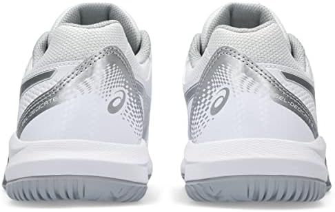 ASICS Women's Gel-Dedicate 8 Tennis Shoes, 7.5, White/Pure Silver | Image 4