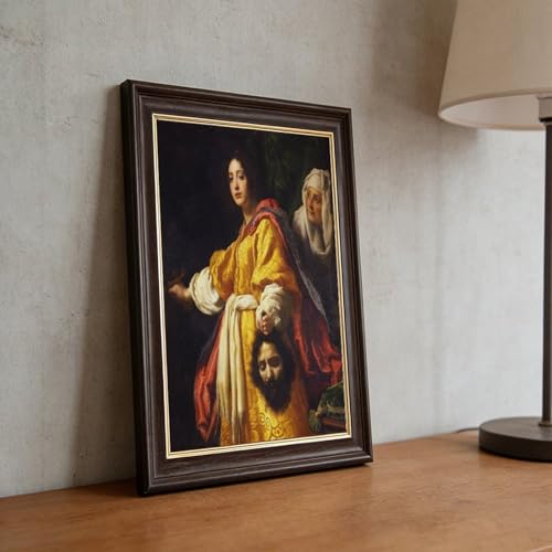 Toile Judith avec la tête d'Holopherne pour décor de bureau - 5