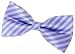 Retreez Striped Woven Pre-tied Bow Tie (5") - Various Colors