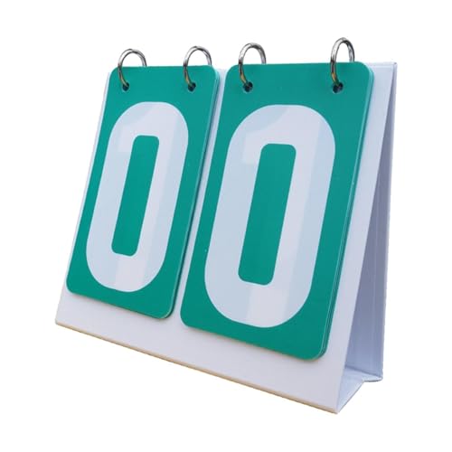 Marcador portátil de mesa con volteo de 2 dígitos miniatura 1