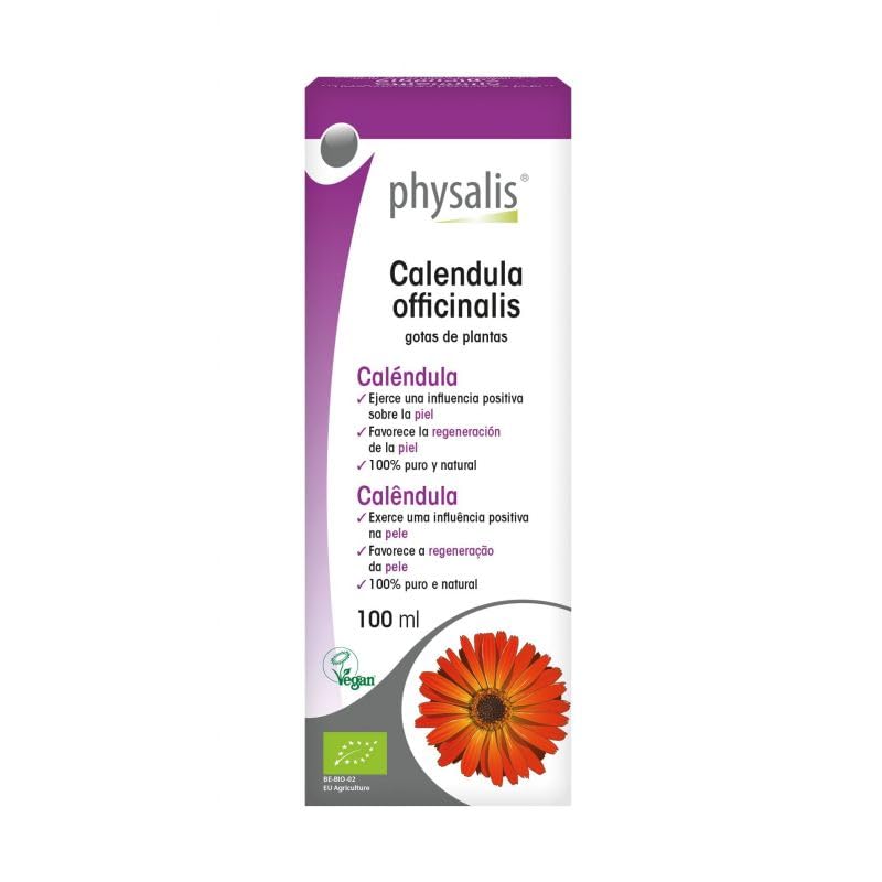 Calendula extracto Physalis 100ml BIO extrait de souci pour le soin de la peau au quotidien