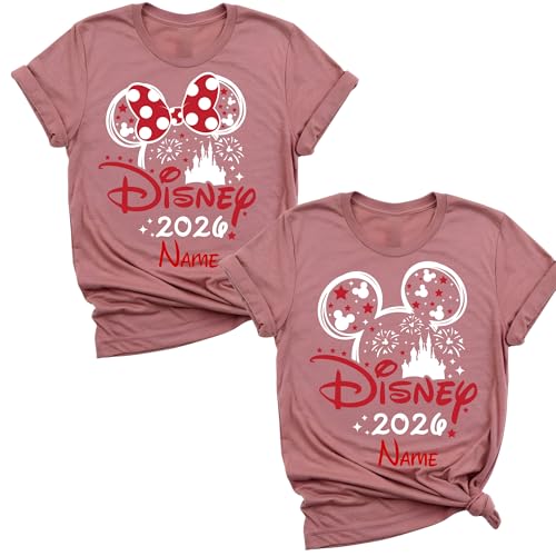 Image of Custom Family Trip Shirts 2026, Matching Vacation Tees, Fantasy Castle Theme Shirt, Group Travel Holiday Shirt