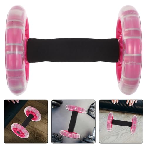 Mikinona 2pcs Dual Wheel Ab Roller for Fitness Exercise Abdominal Roller for Men Women Stable Core Strength Trainer for Abs and Back Workout Home Gym Equipment - Image 8