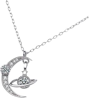 1Pc Lua Planeta Colar Colar De Pingente De Presente Feminino Colares Femininos Colares De Joias De Pescoço Gargantilha De Amizade Gargantilhas Colar De Pingente Criativo Colar De
