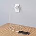 Amazon Basics 12W One Port USB-A Wall Charger (2.4A) for Phones (iPhone 15/14/13/12/11/X, Samsung, and more), Pack of 2, White